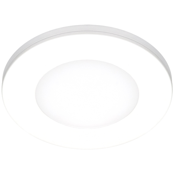 Omni Slim 3.4 inch Black and White Puck Lighting